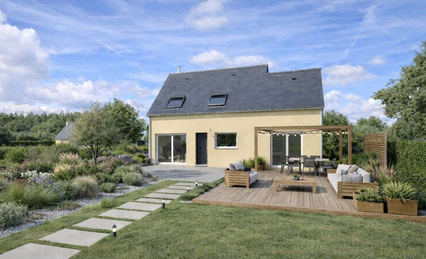 Rénovation maison SAINT-GANTON (35)